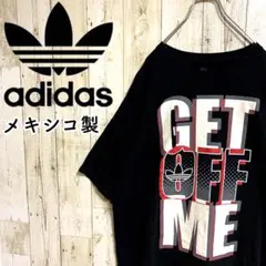 【激レア】アディダス☆トレフォイルロゴ ビッグロゴプリントTシャツ メキシコ製