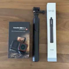 【ほぼ新品】insta360 Ace pro2 三脚自撮り棒セット