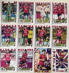 toppsJリーグ2025 セレッソ大阪ベースコンプ10枚とインサート2枚