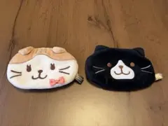 ふくふくにゃんこ　ポーチ　クロ助・スコア