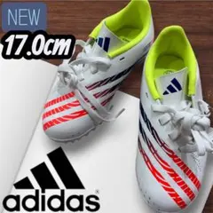adidasアディダス サッカートレーニングシューズ フットサル17.0㎝ 新品のサムネイル