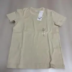 新品未使用品 UNIQLO ユニクロ M クルーネックTシャツ ナチュラル
