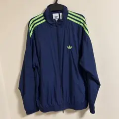 アディダス トラックジャケット ナイロンジャケット　ネイビー