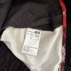UNIQLO コーデュロイパンツ 150サイズ 黒
