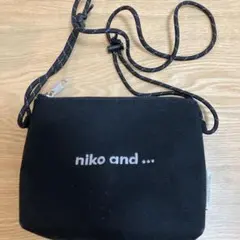 niko and ... ショルダーバッグ 黒