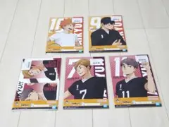 ハイキュー　一番くじ　メモリアルボード　5つセット
