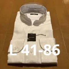 新品【スーツセレクト】ハイスタンドイタリアンドレスワイシャツ L(41-86)