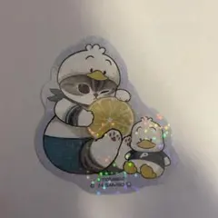 mofusand×サンリオ ステッカー　あひるのペックル