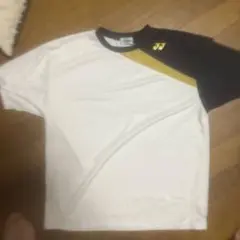 YONEX バドミントンシャツ Lサイズ ホワイト/ブラック