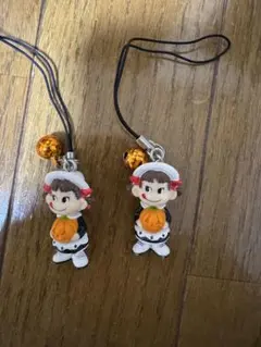 ハロウィンペコちゃんストラップ2個セット