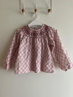 ZARA 花柄 長袖ブラウス 5歳