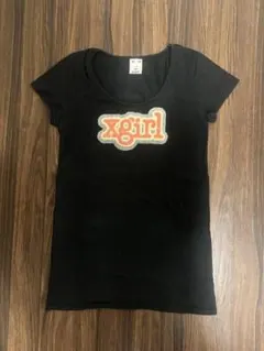 X-girl ロゴ入り半袖Tシャツ