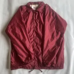 90'sジョルジオアルマーニ ピーチフェースレッド系スイングトップ