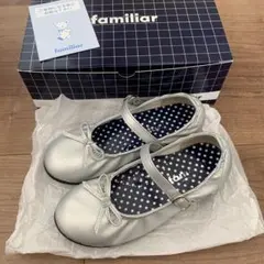 familiar フォーマルシューズ 19.0cm シルバー