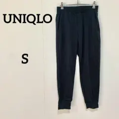 【UNIQLO ユニクロ】 ジョガーパンツ ブラック イージーパンツ S