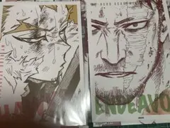 ヒロアカ展　ワンシーンカードコレクション　ホークス　エンデヴァー