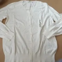 【新品】ユニクロ　UVカット　クルーネックカーディガン