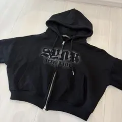 aespa SYNK aexsis line クロップド パーカー