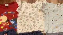 アンパンマンシャツ3枚セット95と100サイズ