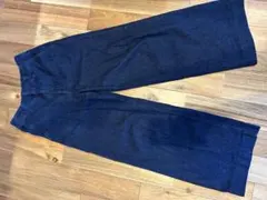 UNIQLO ワイドトラウザージーンズ レディースM（474948）