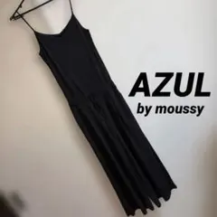 A*n様 AZUL by moussy ブラック オールインワン ストレッチ素材のサムネイル