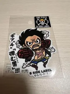 ワンピース ルフィ ステッカー B-SIDE LABEL