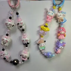 キャラクター付きスマホストラップ