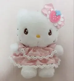 mikkoコラボ　ハローキティ ぬいぐるみ マスコット　フリルドレス