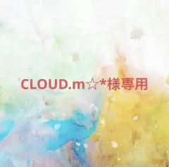 CLOUD.m☆*様確認専用ページ【取り置き中】