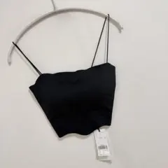 アメリ WAVE HEM BUSTIER TOP47 ブラックのサムネイル