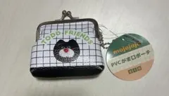 mojojojo PVC がま口ポーチ ブラック モジョジョジョ 黒 財布