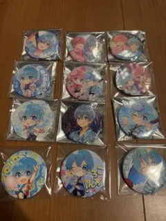 キャラクター缶バッジ 12個セット