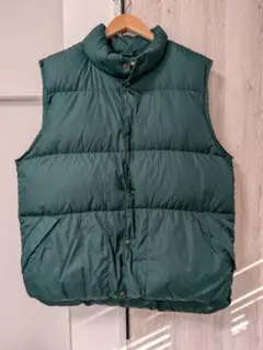 【古着】L.L.Bean ダウンベスト グリーン メンズ TALL LARGE