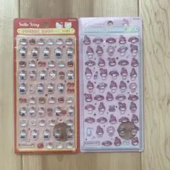 国内正規品　ボンボンドロップシール　ミニ ハローキティ マイメロセット