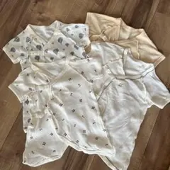 プティマイン　長肌着4枚セット　オーガニックコットン