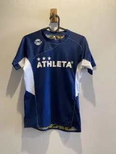 ATHLETA 半袖スポーツウェア上下セットネイビー迷彩　140センチ