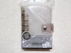 【クリアシールバインダー ブラック】オスト シール帳 紙モノ 透明シール台紙