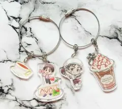 進撃の巨人 コラボカフェ本舗 きゃらドリ アクリルキーホルダー エレン