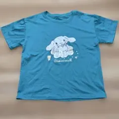 極美品 140cm シナモロール 半袖Tシャツ ブルー〜エメラルドグリーン