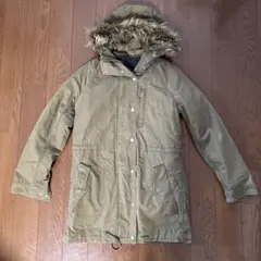 GAP カーキ フード付きモッズコート XS