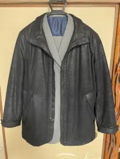 コムサイズムアウターとグレーのスーツセット