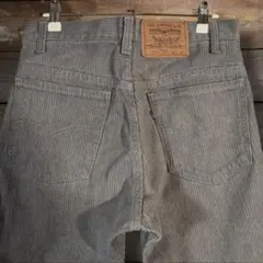 珍品　80s　USA製　先染め　リーバイス　ピンストライプ　デニムパンツ　w31