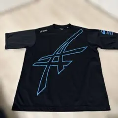 asics バレーボールシャツ Lサイズ 黒
