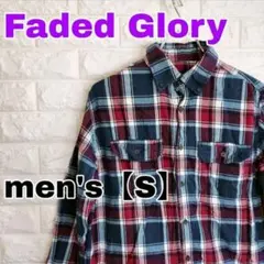 ＊【Faded Glory】 長袖チェック ネルシャツ 秋【メンズS】