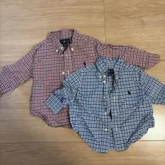 Ralph Lauren 長袖シャツ 2枚セット【12M、24M】