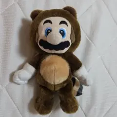 任天堂　たぬきマリオ　マスコットぬいぐるみキーホルダーのサムネイル