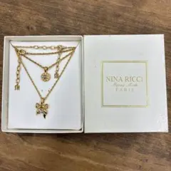 NINA RICCI ネックレス2本セット