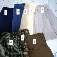 レディース スカート セット 多彩なデザイン