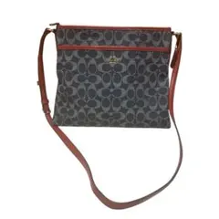 COACH ショルダーバッグ デニム シグネチャー　ネイビー レッド コーチのサムネイル