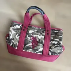 難アリ U.S. POLO ASSN. 迷彩柄 トートバッグ
